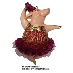 The Beautiful Dreamland Ballerina Dancing Pig - Cherry